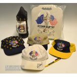 Collection of 1997 European Ryder Cup Team items and Other Related Items (7) – 4x official