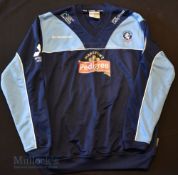 Gloucestershire Gladiators Cricket Shirt size L, Marshall No 9 to reverse, long sleeve, in blue,