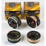 2 x Abu Garcia Fly Max 378 Fly Fishing Reels MOB plus 2 spare spools both run fine with surface