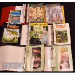 The Art of Fishing Magazines and Binders 5 ring bound volumes, binders do have wear / crease