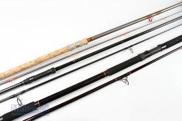 3x Various Rods – Daiwa Carbon Seahunters Supreme Uptide 9ft 6in 2 piece, Wychwood Reaction 12ft 2