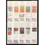 Selection of Olympic and International Athlete Autographs featuring Mo Farah, Jessica Ennis, Kriss