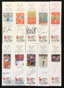 Selection of Olympic and International Athlete Autographs featuring Mo Farah, Jessica Ennis, Kriss