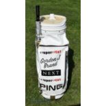 Gordon J Brand Ping Sponsored Tour Golf Bag - full size tournament golf bag with additional sponsors