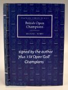 Hobbs, Michael signed “British Open Champion’s” 1st ed. 1991 signed by the author to the main