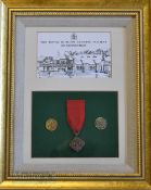 Display of Royal Burgess Golfing Society of Edinburgh (est 1735) Members Medal and Buttons (3) –