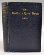 1930 The Golfer’s Year Book – ed by William D Richardson and Lincoln Warden publ’d Madisin Avenue