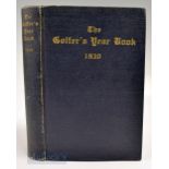 1930 The Golfer’s Year Book – ed by William D Richardson and Lincoln Warden publ’d Madisin Avenue