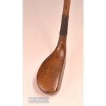 Longnose Mallet head style socket head beech wood putter with bore thro’ sole – the St Andrews