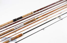 Rods (3) – Edgar Sealey Octopus Split Cane 10ft 6in Float Rod missing first ring, with another