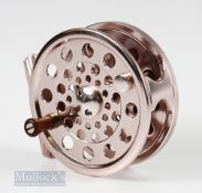 Shakespeare Centenary Fly 2601 3 ¼” Reel with counterbalance handle, ventilated face, wooden handle,