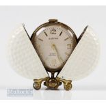 Interesting Estyma Golf Ball Pocket Watch stamped Germany to the reverse, 5 jewels antimagnetic,