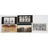 Selection of Peter Thomas and Bernard Hunt Stereo View Photograph Golf Cards and others (4) incl a