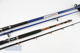 Masterline Debut-D10 Surf Rod 10ft 2 piece, appears unused in cloth bag, plus WSB Tackle Bow Wave