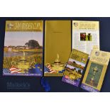 Collection of 2002 Ryder Cup Menu, Programme, Course Guide, Pairings Sheet and other Ephemera (