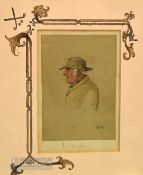 Thomas, Hodge (b.1827 – d.1907) - St Andrews Personality watercolour sketch of “Mr Walker – An old