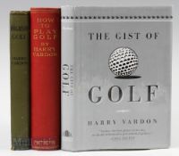 Vardon, Harry Collection (3) Progressive Golf” c1920 c/w various illustrated folding progressive