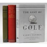 Vardon, Harry Collection (3) Progressive Golf” c1920 c/w various illustrated folding progressive