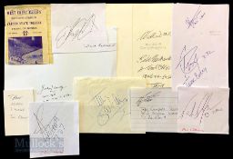 Mixed Selection of International Athletic Autographs featuring Steve Backley (javelin), Derek