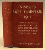 Nisbet’s Golf Year Book 1911 - Vol.7 edited by John L Low - published by James Nisbet & Co