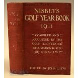 Nisbet’s Golf Year Book 1911 - Vol.7 edited by John L Low - published by James Nisbet & Co