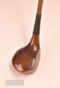 Fine R Simpson The Perfect Balance beech wood driver – with brass back weight, good makers shaft