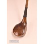 Fine R Simpson The Perfect Balance beech wood driver – with brass back weight, good makers shaft