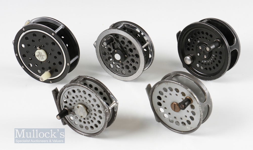 5x Mixed Reel Selection – Bruce and Walker Expert Series 3 ½” reel, Intrepid Gear Fly Regular 3 ¼”