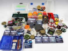 Large Box of Mixed Fishing Accessories – incl lines, rigs, baits, weight / feeders, hooks and