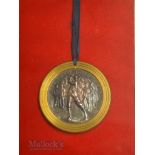 1904 Neasden Golf Club (1893-1933) large white metal and gilt winners medal – Monthly Medal May 1904