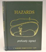 Golf Course Architecture: Bauer, Aleck - “Hazards” 1993 signed ltd ed Publishers Presentation Copy
