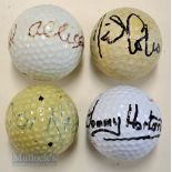 4x GB&I Leading Ryder Cup players signed golf balls from 1950-1970 – Peter Allis (8x 1953-1969);