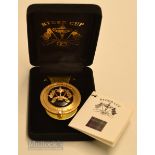 Rare 1995 Ryder Cup 14ct gold plated and enamel money clip – only issued to players and