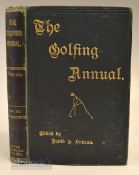 The Golfing Annual 1889-90. Vol. III edited by David S Duncan, published London Horace Cox, 3rd