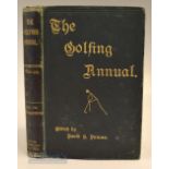 The Golfing Annual 1889-90. Vol. III edited by David S Duncan, published London Horace Cox, 3rd