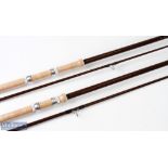 2x Old School Roger Surgay limited edition Signature Series 12ft Carp rods 2pc, ltd edition only 250