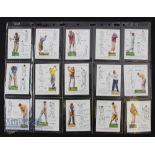 Complete Set of John Player & Sons ‘Golf’ Cigarette cards (25/25) c1939 large format featuring
