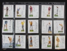 Complete Set of John Player & Sons ‘Golf’ Cigarette cards (25/25) c1939 large format featuring