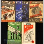 1936, 1937, 1938 and 1949 Championship of the World Speedway Programmes all held at Belle Vue, dates