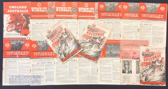 1946, 1947-1949 Wembley Speedway Programmes featuring 46 British Speedway Riders Championship (
