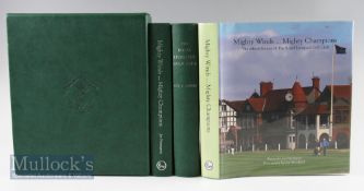 Royal Liverpool Golf Club History Books – Mighty Winds…Mighty Champions Official History by J.