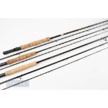 Shakespeare Aerial Hi-Modulus Carbon Fly Rod 2.10m 2 piece, line 4/5# in mcb, Leeda Quick Silver