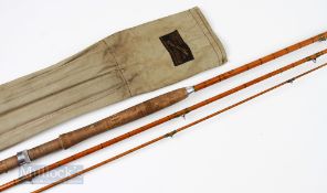 Alex Martin “The Scotia” ASplit Cane Fly Rod 10ft 6in 3 piece, with red agate lined butt and tip