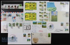 Selection of Overseas Golf First Day & Commemorative Covers and Stamps such as 1971 Bermuda, 1980