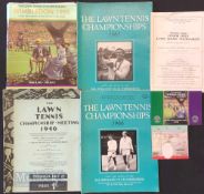 1946 Wimbledon Lawn Tennis Championship programme features up to Semi-finals and Finals date