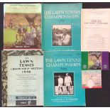 1946 Wimbledon Lawn Tennis Championship programme features up to Semi-finals and Finals date