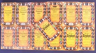 Selection of 1948 onwards Playfair Cricket Annuals features 48, 49, 51, 52, 53, 54, 55, 56, 57,
