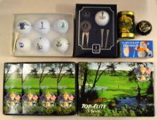 Interesting collection of Ryder Cup, Open Golf Championship and Other Golf Balls – 12x 1997 Ryder