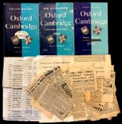 1948, 1954 and 1957 Oxford v Cambridge Boat Race Programmes all in varying condition, together
