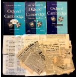 1948, 1954 and 1957 Oxford v Cambridge Boat Race Programmes all in varying condition, together